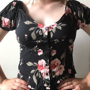 Cute Floral Top